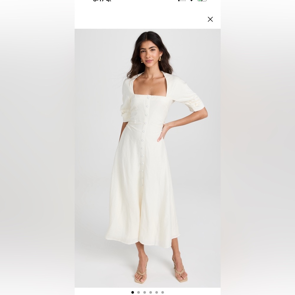 Cult Gaia long white dress never worn new with tags